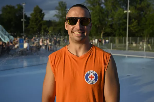 Aleks Koštomaj, vodja reševalcev iz vode